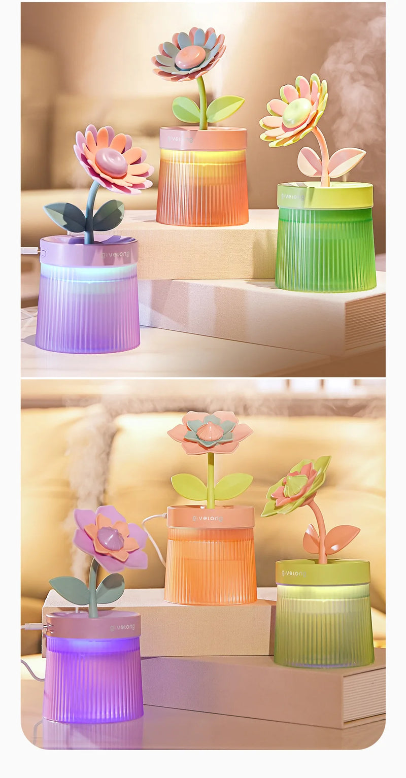 Ultrasonic USB-Powered Mist Humidifier with Aroma Diffuser