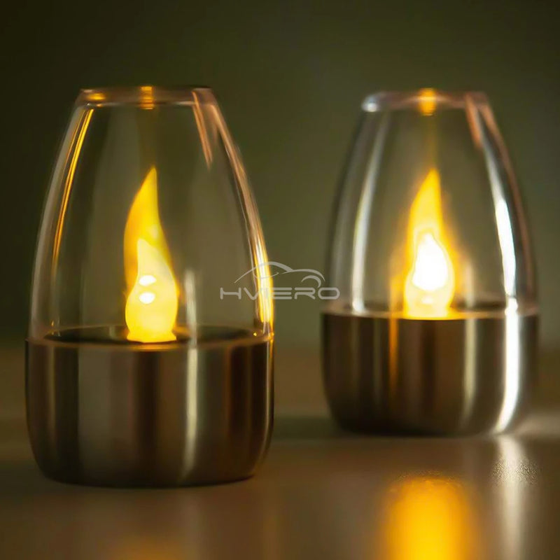 Waterproof Solar LED Flameless Candles for Outdoor Decor