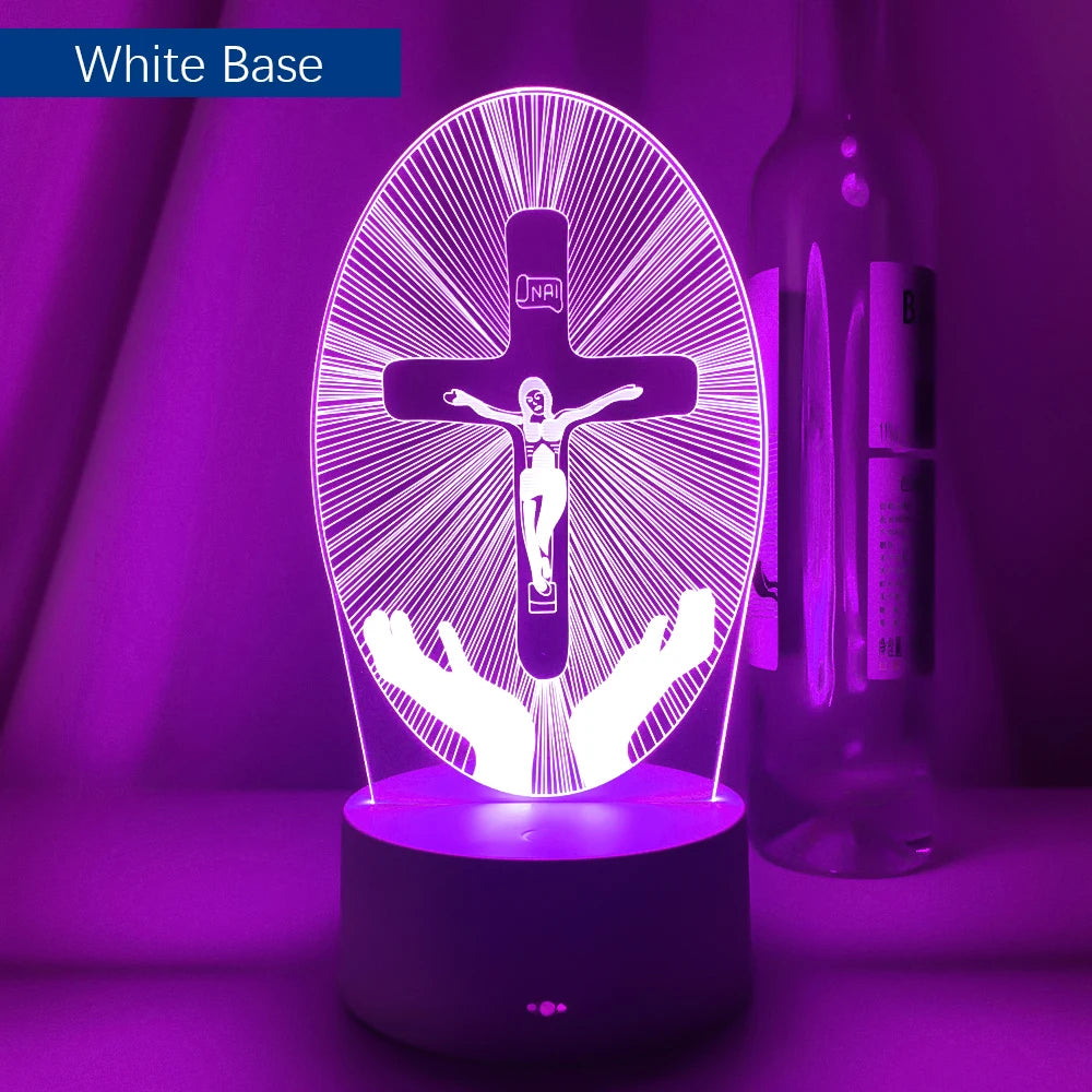 Crucifixion of Jesus Led Night Light