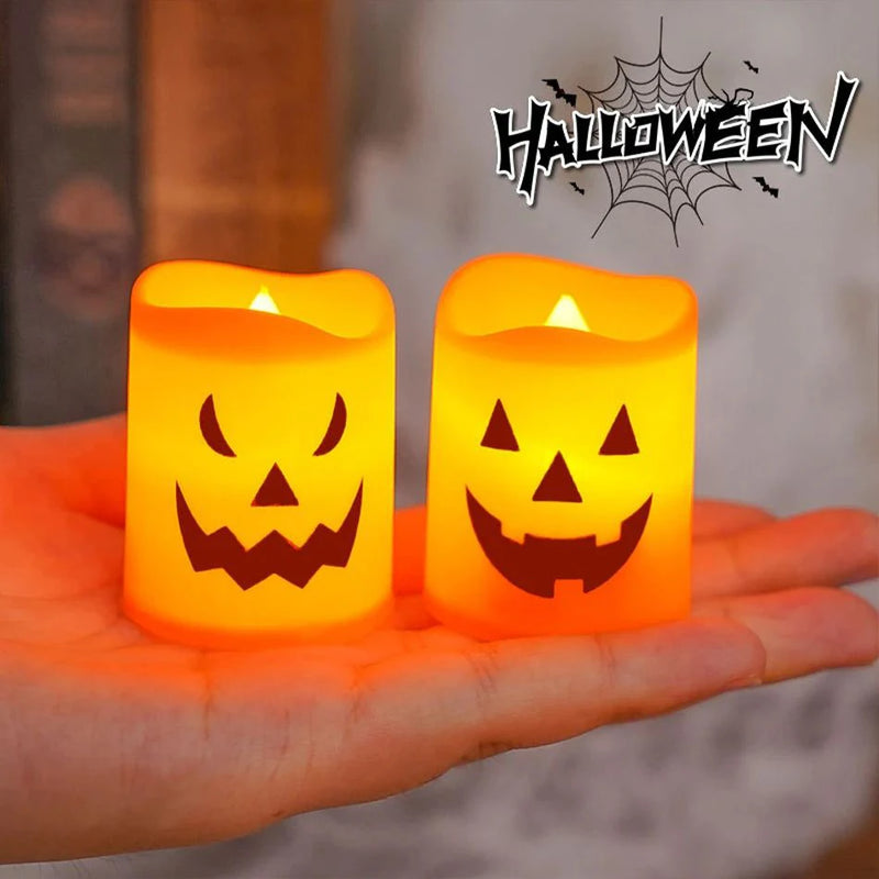Halloween Pumpkin LED Lamp – Spooky Light for Home Décor