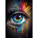 Abstract Eye Canvas Art – HD Print Poster for Modern Interiors
