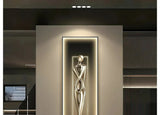 Modern Art Living Room Abstract Character Mural Lamp