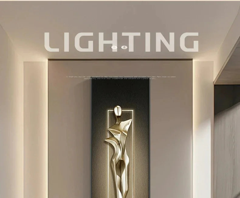 Modern Art Living Room Abstract Character Mural Lamp