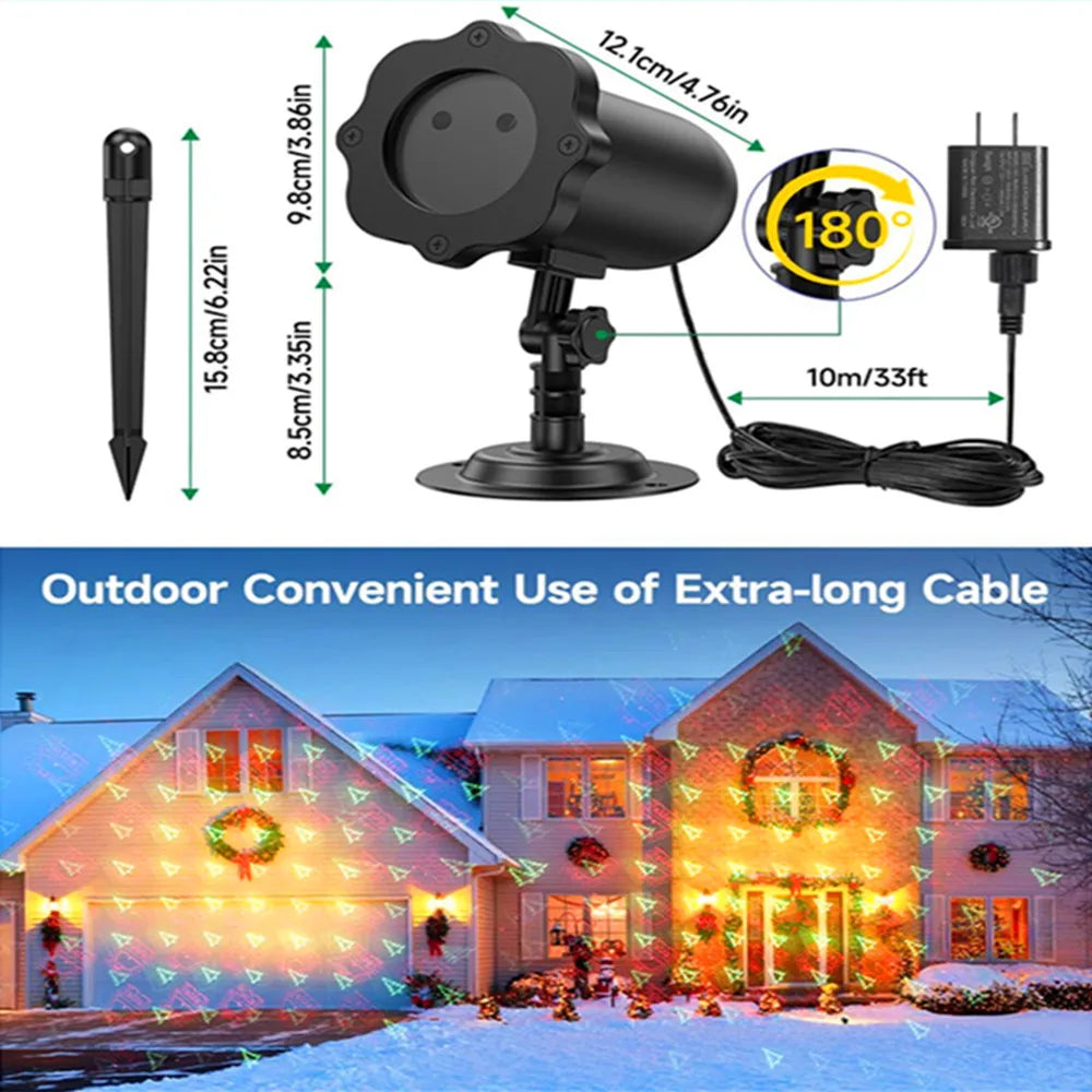 Christmas Starry Laser Projector Lights