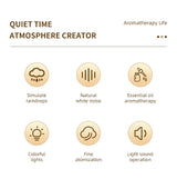 Aesthetic Cloud Humidifier.. LED Rain Diffuser Lamp