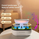 Aesthetic Cloud Humidifier.. LED Rain Diffuser Lamp