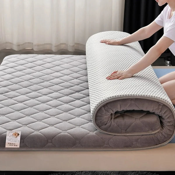 Portable Memory Foam Mattress Topper for Dorms and Rentals
