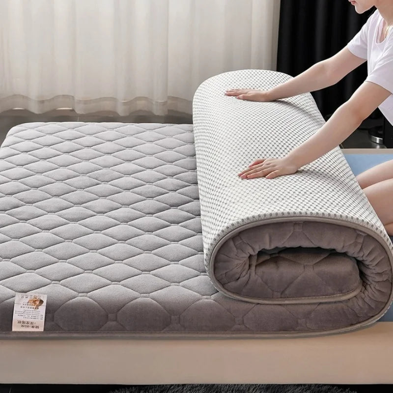 Portable Memory Foam Mattress Topper for Dorms and Rentals