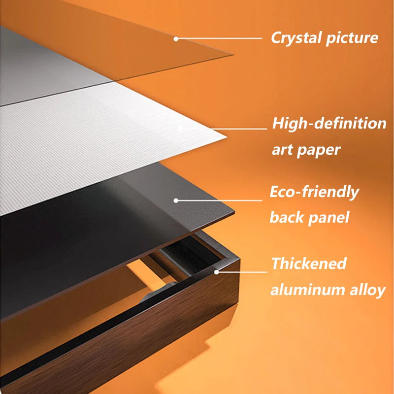 Nordic Abstract Canvas – Framed Modern Wall Art for Creative Interiors