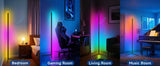 RGB Floor Lamp for Room Smart RGBIC Corner LED Light