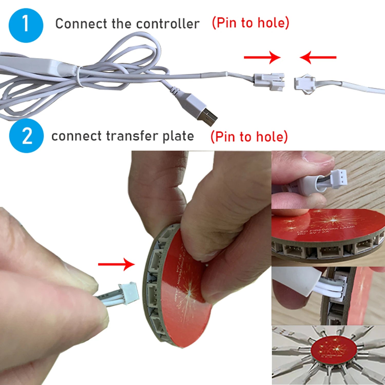 2025 Christmas Light Smart Fairy Firework Bluetooth Light Strip F