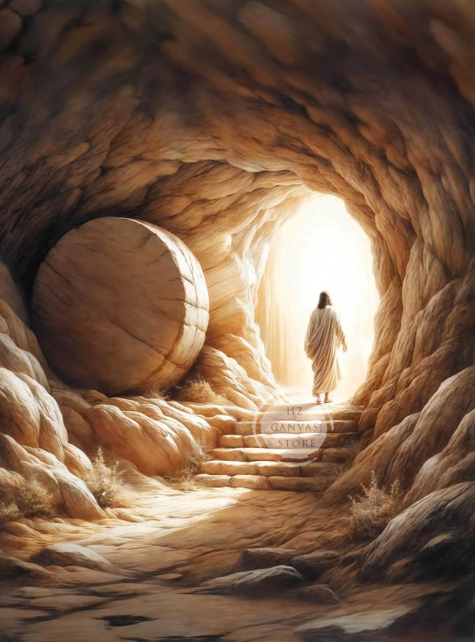 Modern Christian Jesus Children Art Poster