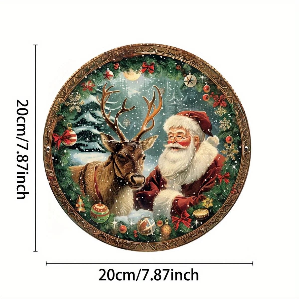 Christmas gift night wall art, interior and exterior decoration