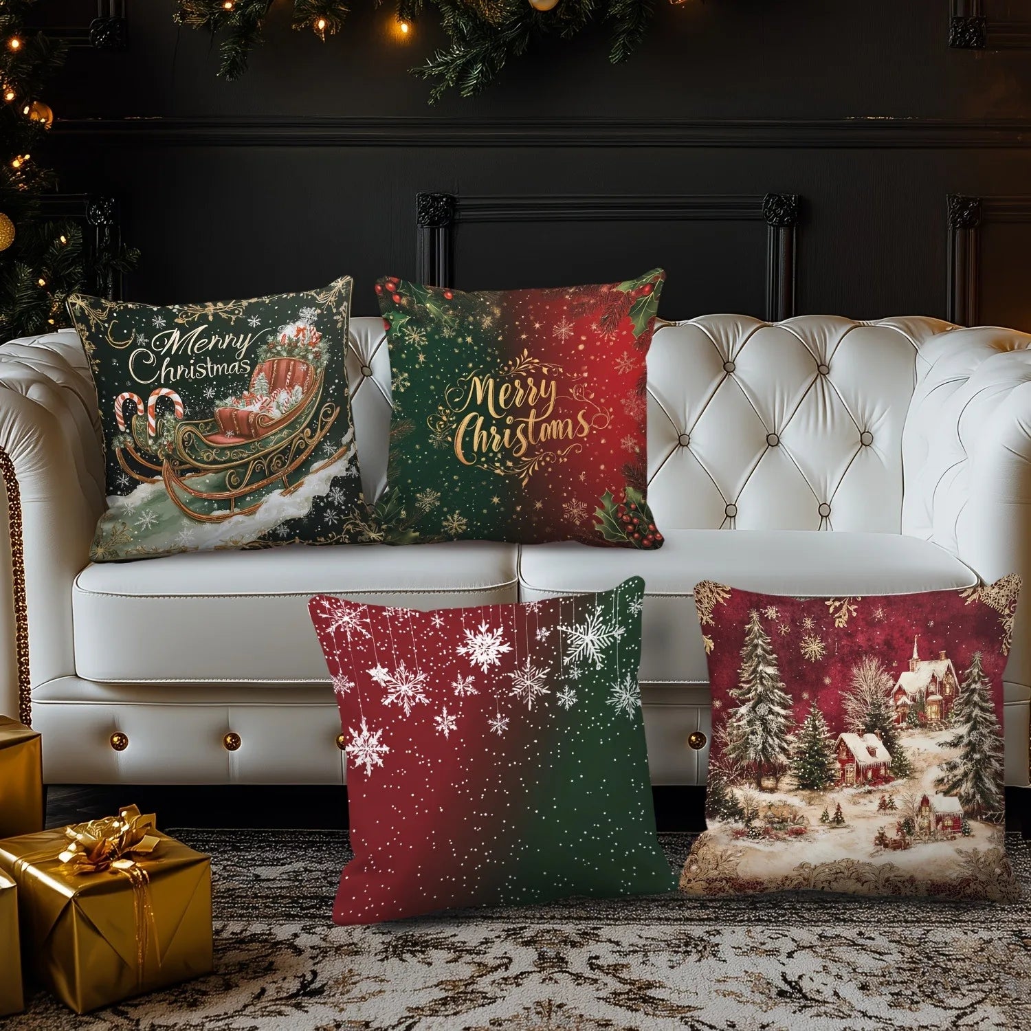Christmas Pillow Covers: Festive Designs for a Cozy Holiday