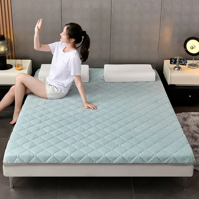 Portable Memory Foam Mattress Topper for Dorms and Rentals