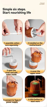 Dreamy Dreambird Humidifier – Silent USB Mist Maker