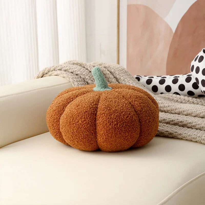 Luxury Fall Pumpkin Pillow Knit Thanksgiving Accent Cushion