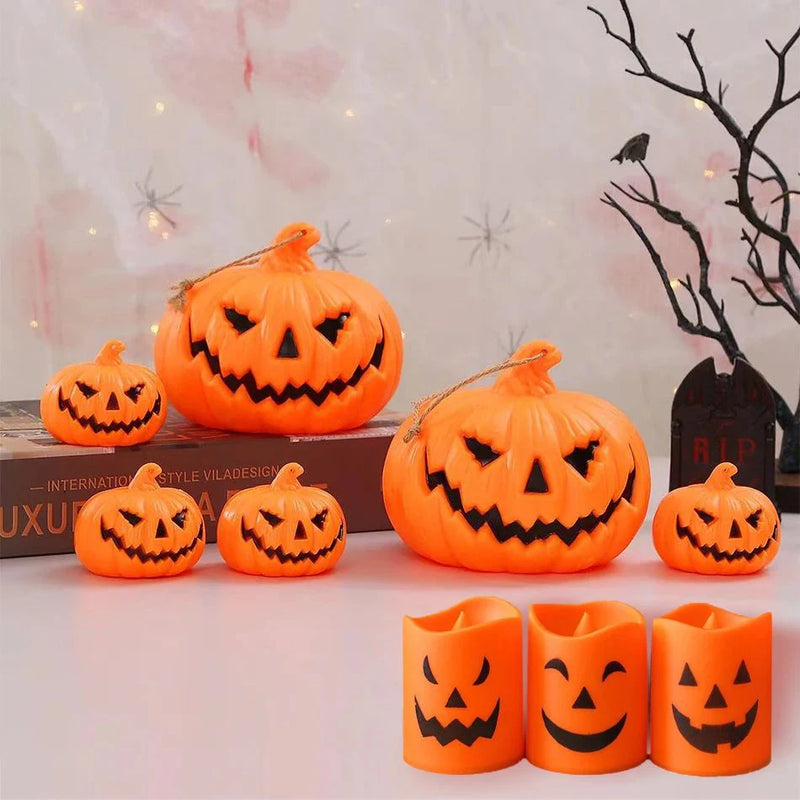 Halloween Pumpkin LED Lamp – Spooky Light for Home Décor