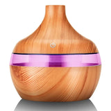 Ultrasonic Aroma Diffuser Wood Grain Electric Essential Oil