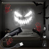 Rotating LED Halloween Night Light for Bedroom or Home