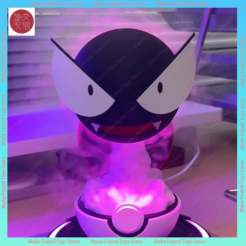 Rechargeable Gastly Luminous Humidifier Gastly Purple‑LED