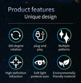 Rotating LED Halloween Night Light for Bedroom or Home