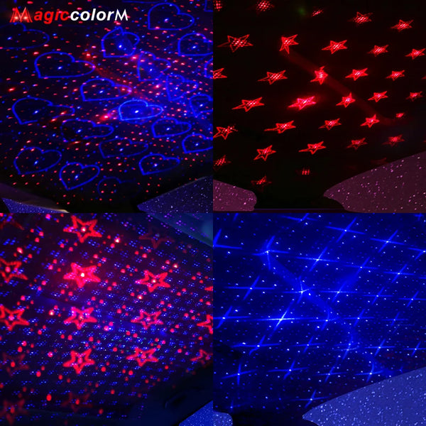 USB Star Projector LED Galaxy Light with Adjustable Modes