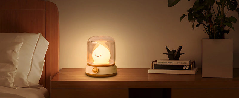 Flameless LED Candle USB Rechargeable Night Light