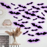 Creepy Bat Night Light LED Projector for Home Spooky Nights