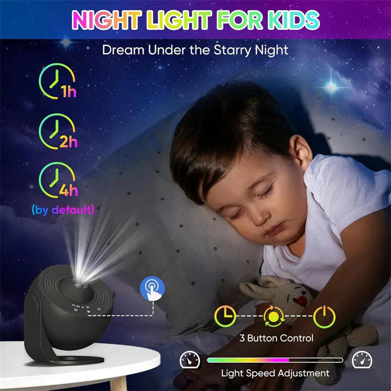 Bedroom Starry Night Projector 13-in-1 HD Galaxy Lamp