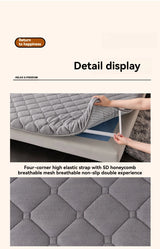 Portable Memory Foam Mattress Topper for Dorms and Rentals
