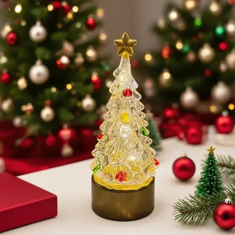 LED Night Lamp Mini Christmas Tree Christmas Luminous Decoration