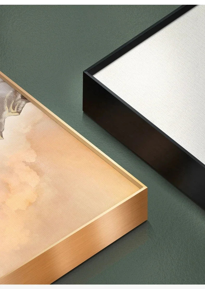 Modern Art Living Room Abstract Character Mural Lamp