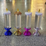 LED Candle Lights for Home Glitter Swirl Color Changing