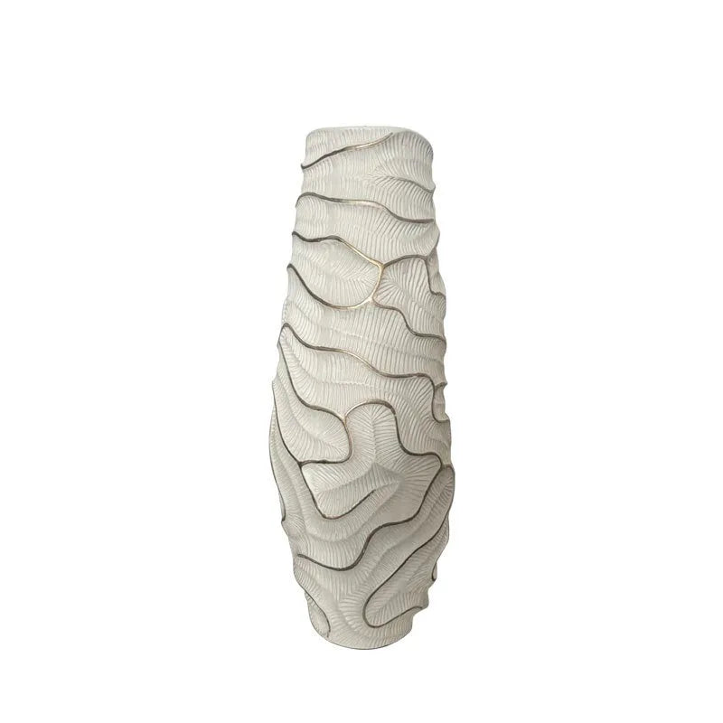 Elegant Nordic Ceramic Vase | Large Minimalist Decorative Container for Modern Décor🏺