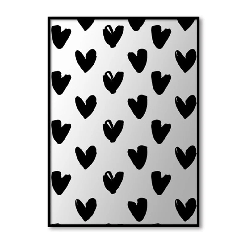 Nordic Abstract Canvas – Framed Modern Wall Art for Creative Interiors