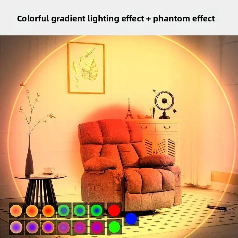 Motion Sensor LED Night Light RGB Magnetic Rechargeable
