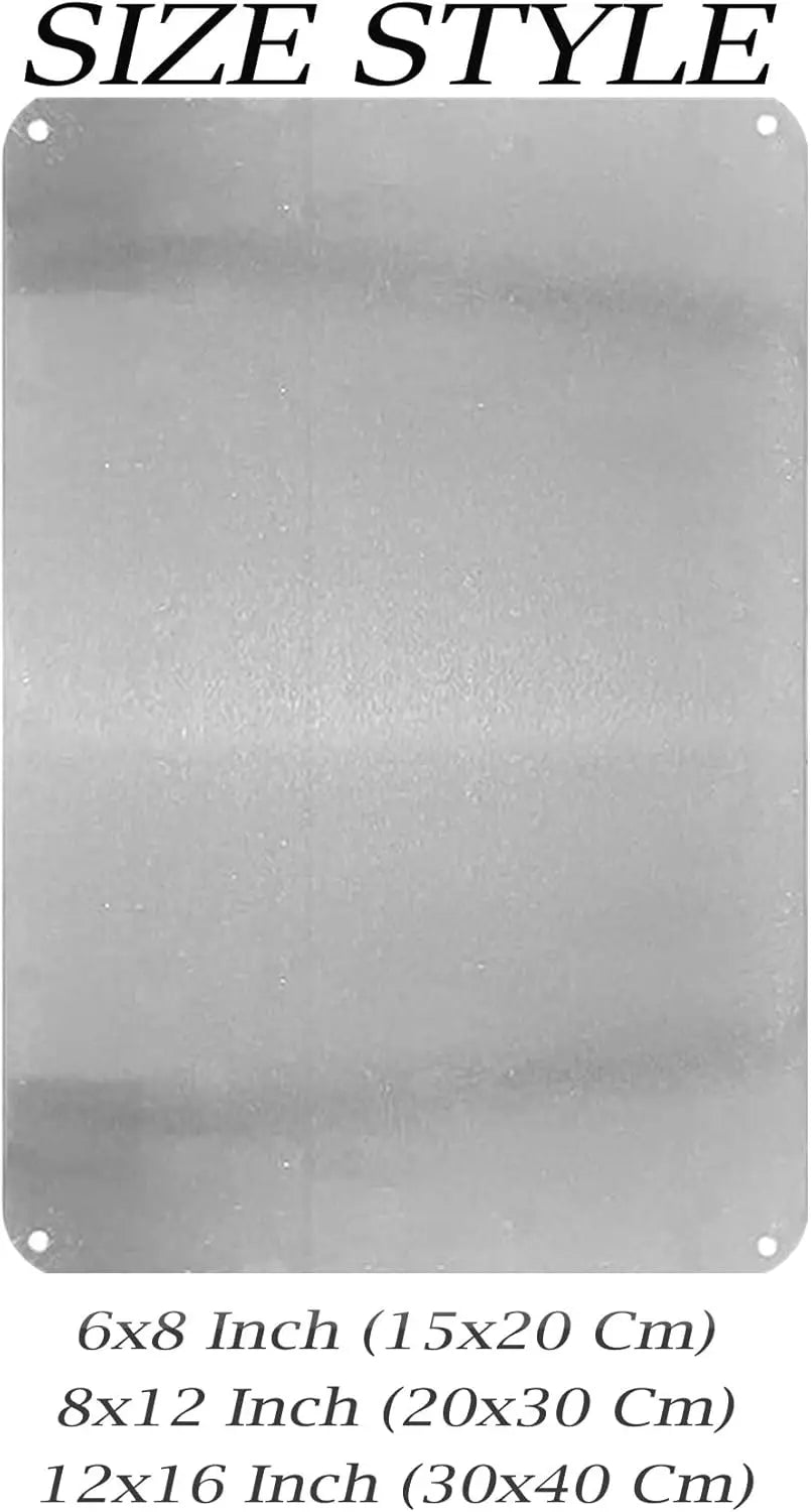 "Broom Parking Witches Only” Metal Sign – Rustic Halloween & Gothic Decor