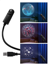 USB Mood Light Projector for Bedroom or Home Moon Lamp