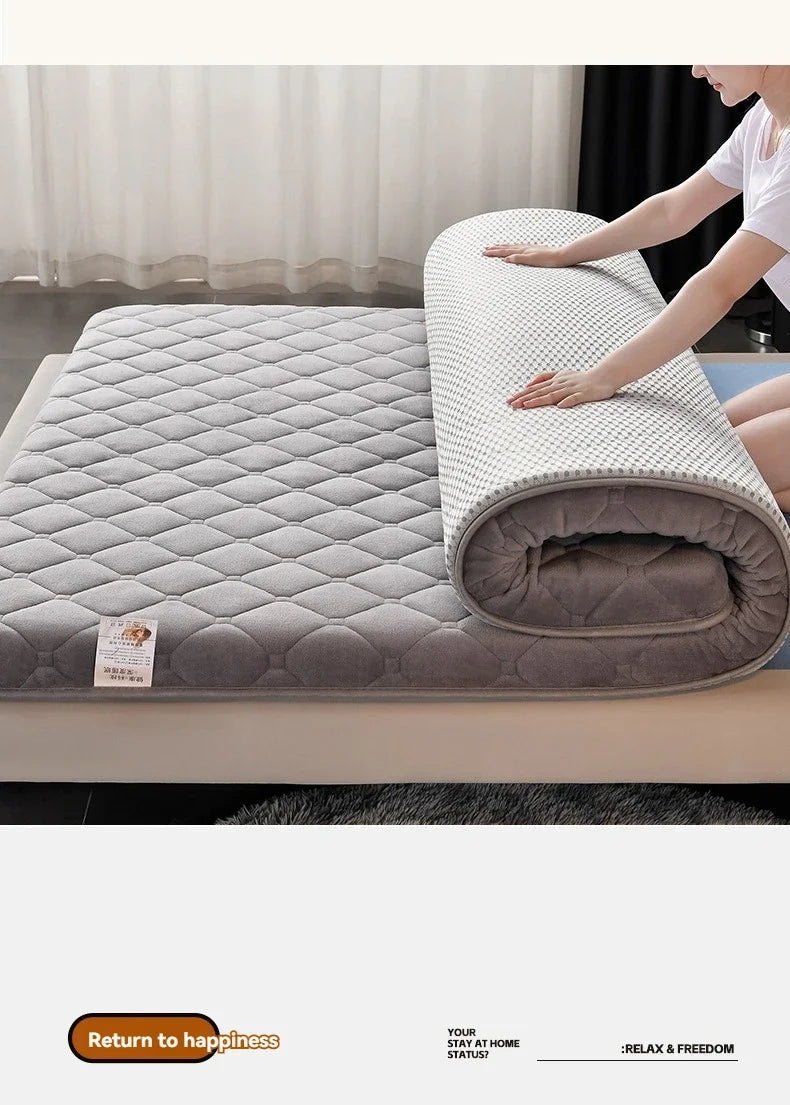 Portable Memory Foam Mattress Topper for Dorms and Rentals