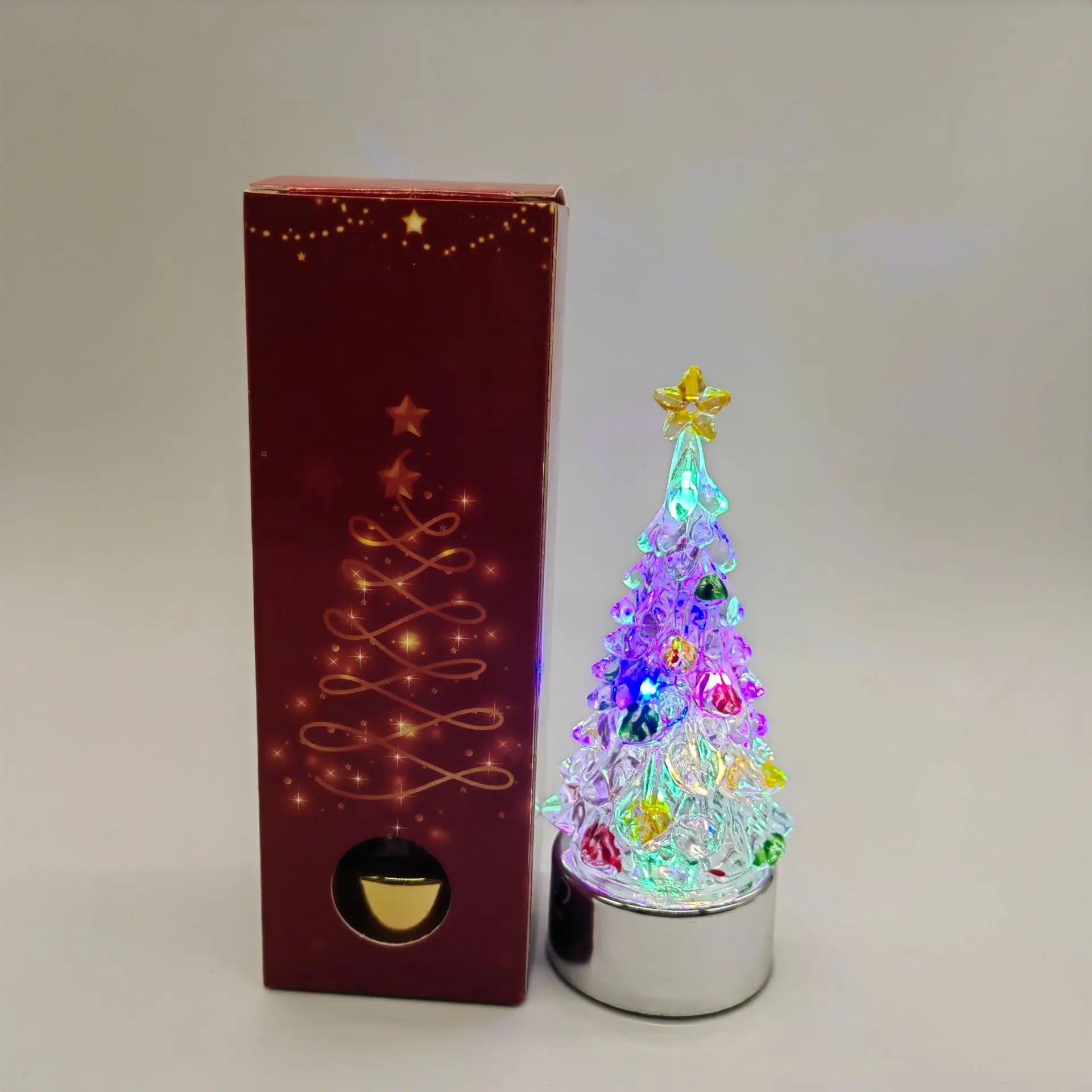 LED Night Lamp Mini Christmas Tree Christmas Luminous Decoration