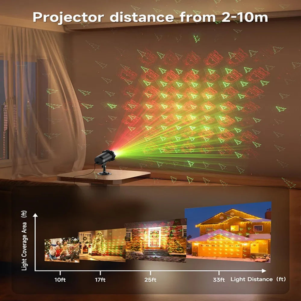 Christmas Starry Laser Projector Lights