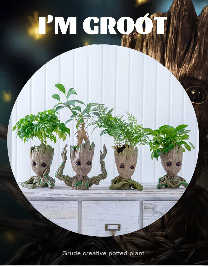 I Am Groot Multi-Functional Planter | Collectible Desk Accessory & Storage