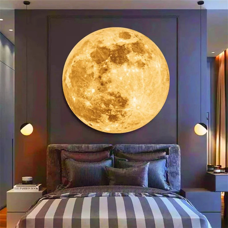 Moon and Planet Projector Mini LED Night Light Lamp
