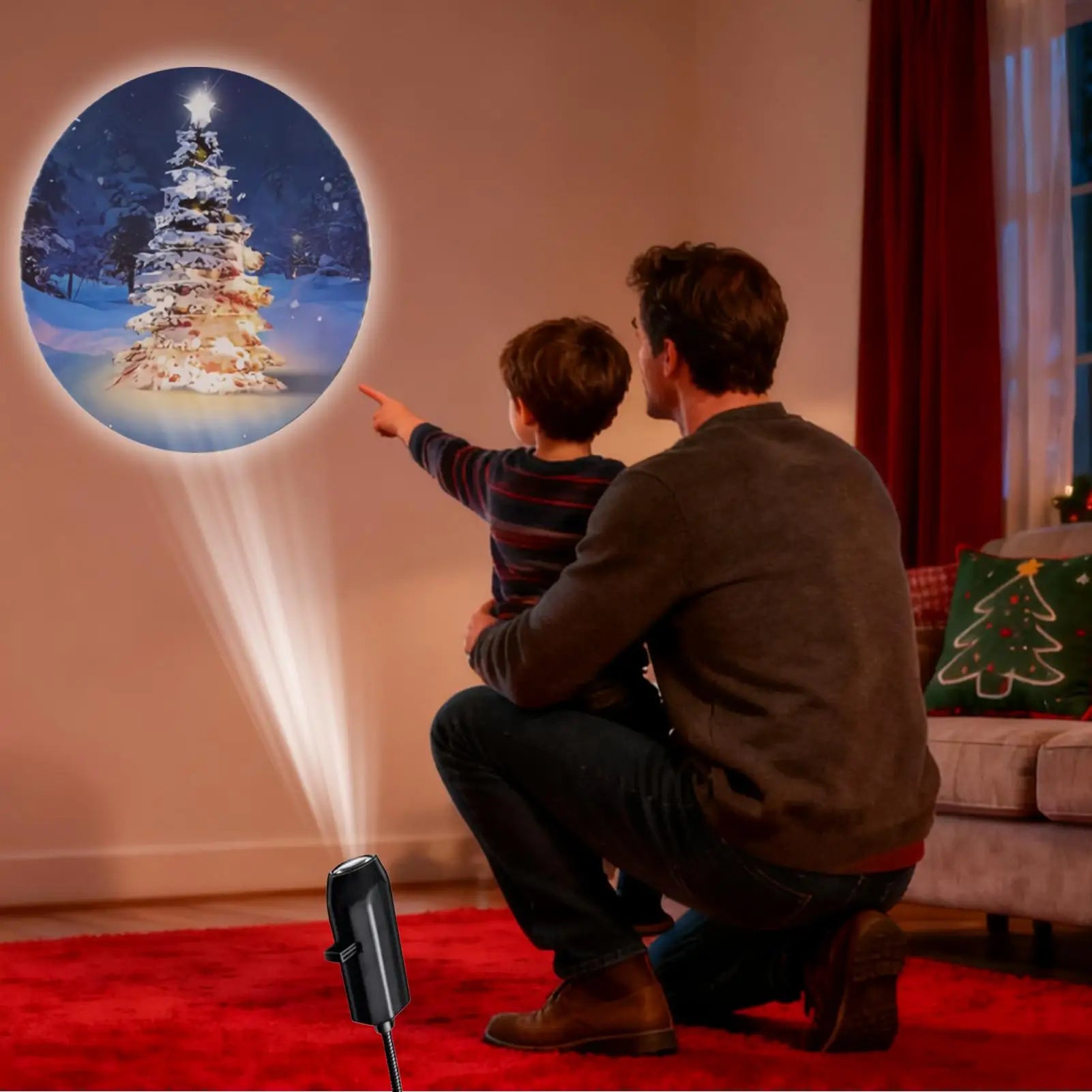 Christmas Projector Lights Outdoor 3 Patterns