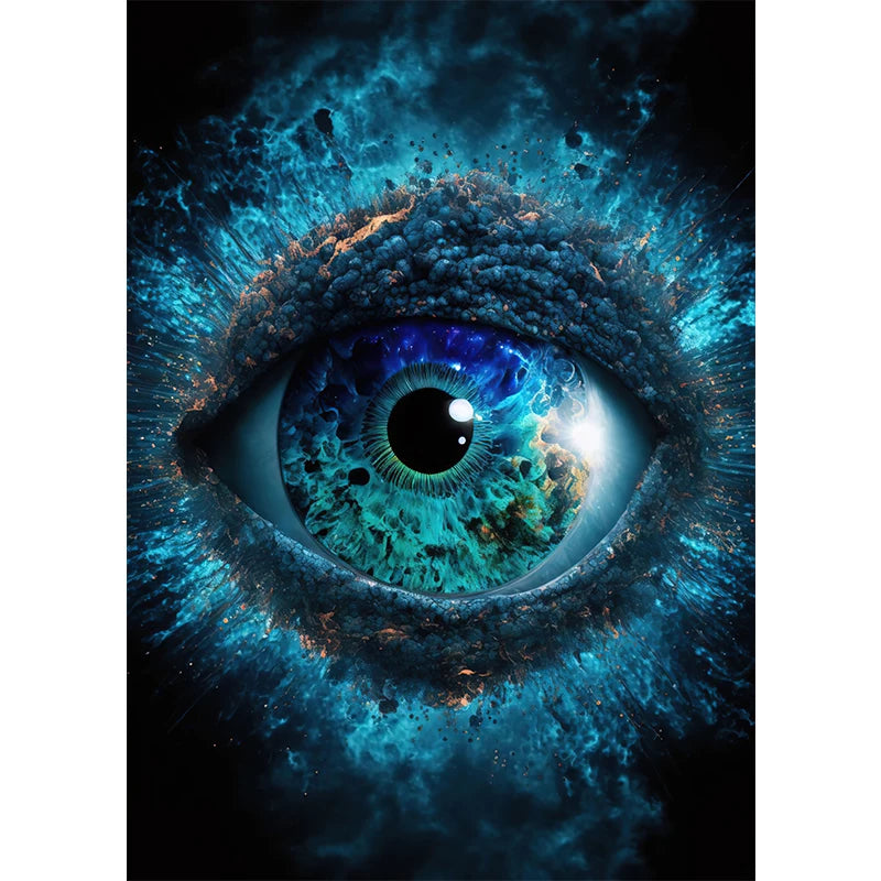Abstract Eye Canvas Art – HD Print Poster for Modern Interiors