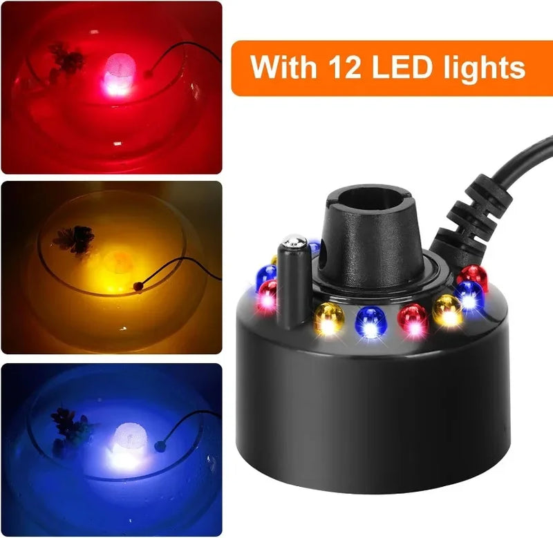 Halloween Mist Maker LED Fogger for Spooky Decorations