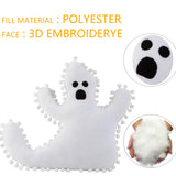 Halloween Ghost Pillow Plush Accent Cushion for Home