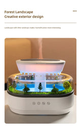Aesthetic Cloud Humidifier.. LED Rain Diffuser Lamp