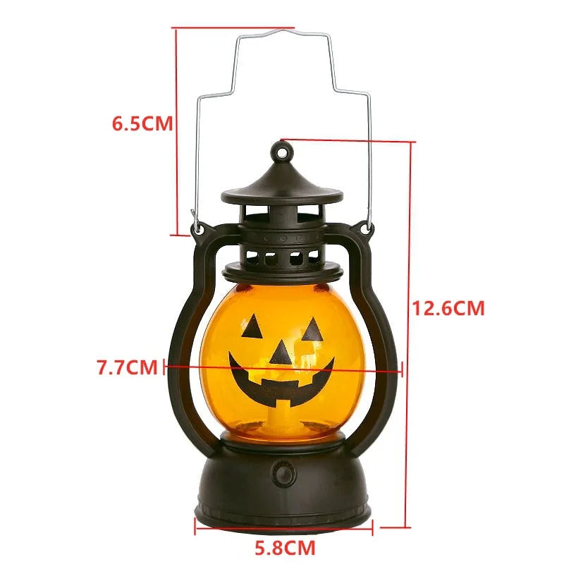 Halloween Pumpkin Ghost Lamp LED DIY Spooky Decor